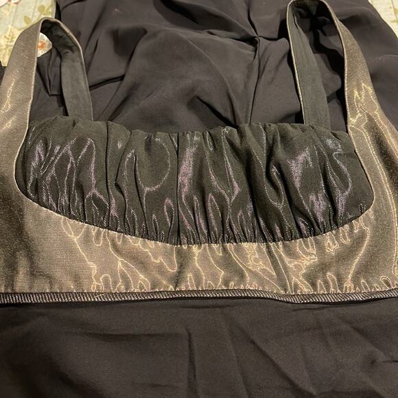 Nicole Miller Collection Sheath Tuck Dress Cocktail Party Size 6 - Picture 11 of 13